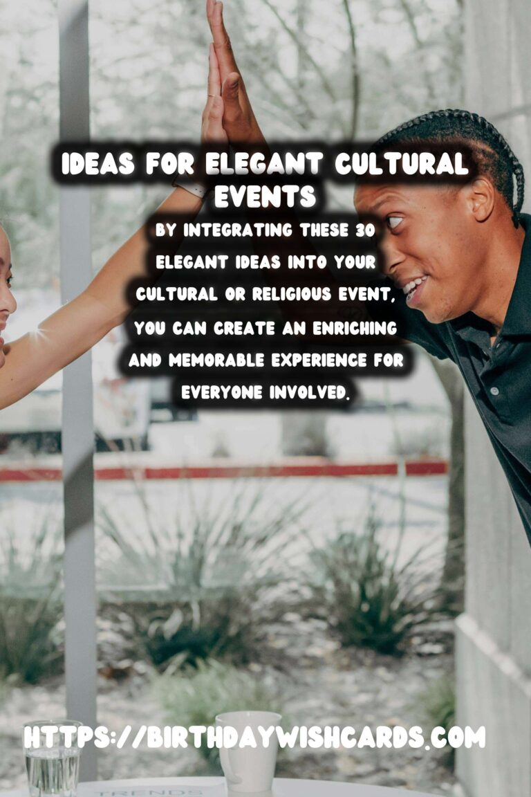 30 Elegant Cultural Event Guide Ideas for Cultural & Religious Events