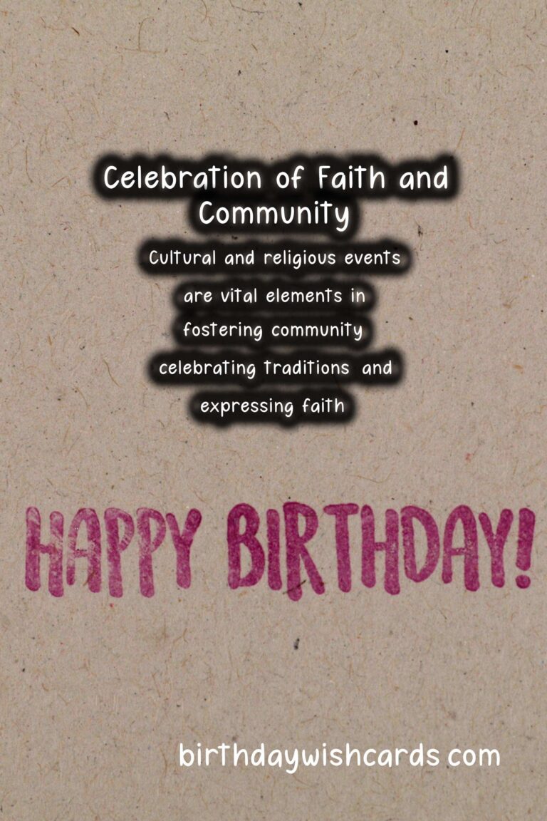 30 Practical Faith Celebration Messages Ideas for Cultural & Religious Events