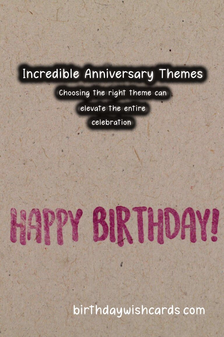 50 Incredible Anniversary Party Theme Ideas for Unforgettable Celebrations