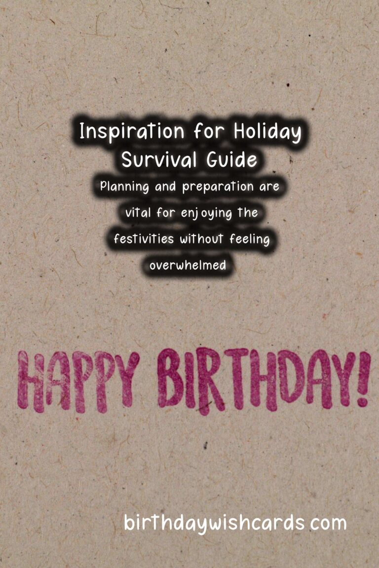 50 Inspirational Holiday Survival Guide Ideas for Holidays & Festivals