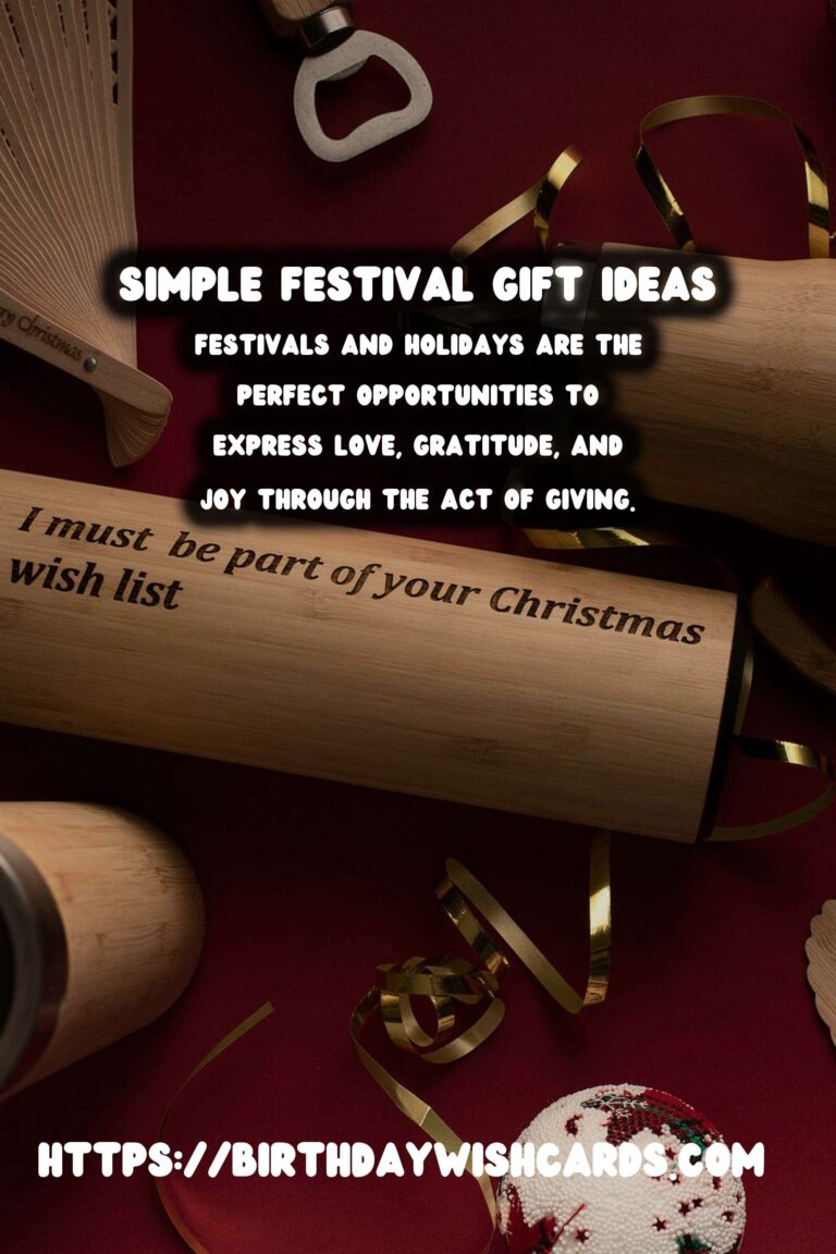 50 Simple Festival Gift Ideas for Holidays & Festivals