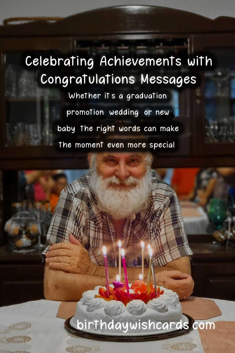50 Vibrant Congratulations Messages Ideas for Wishes & Greetings