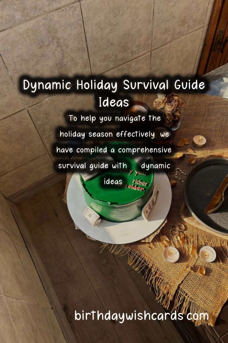 75 Dynamic Holiday Survival Guide Ideas for Holidays & Festivals