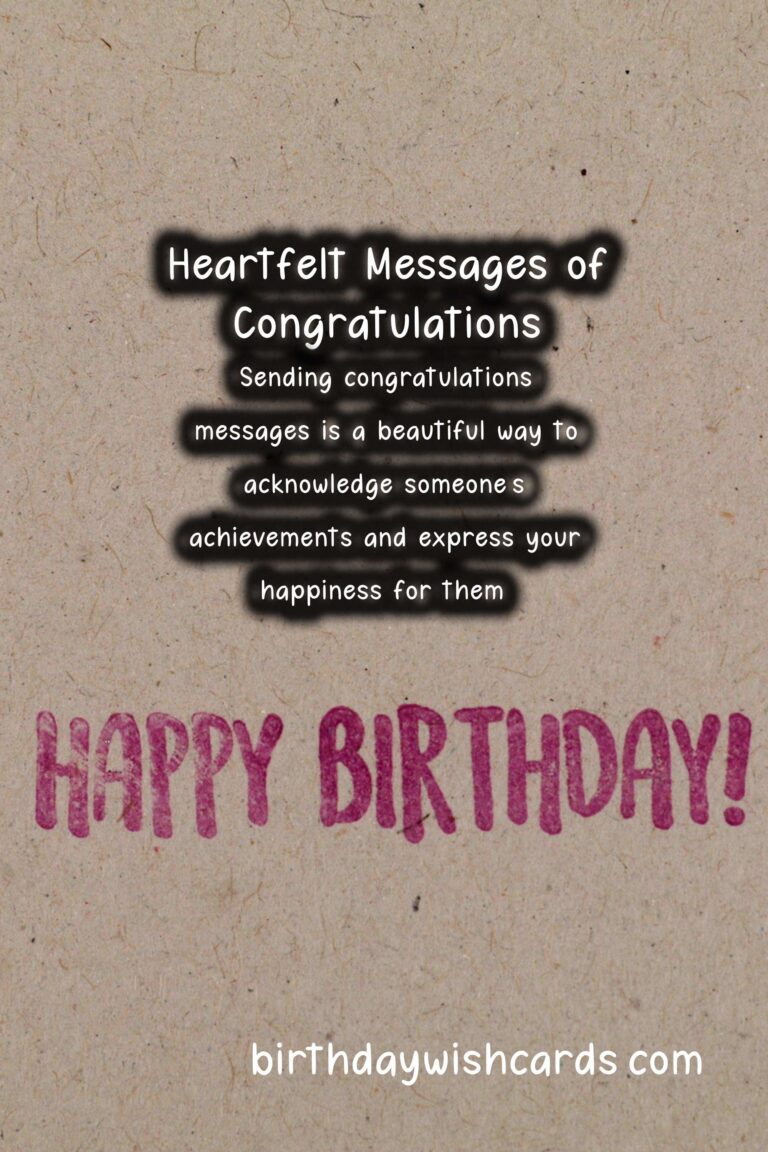 75 Enriching Congratulations Messages Ideas for Wishes & Greetings