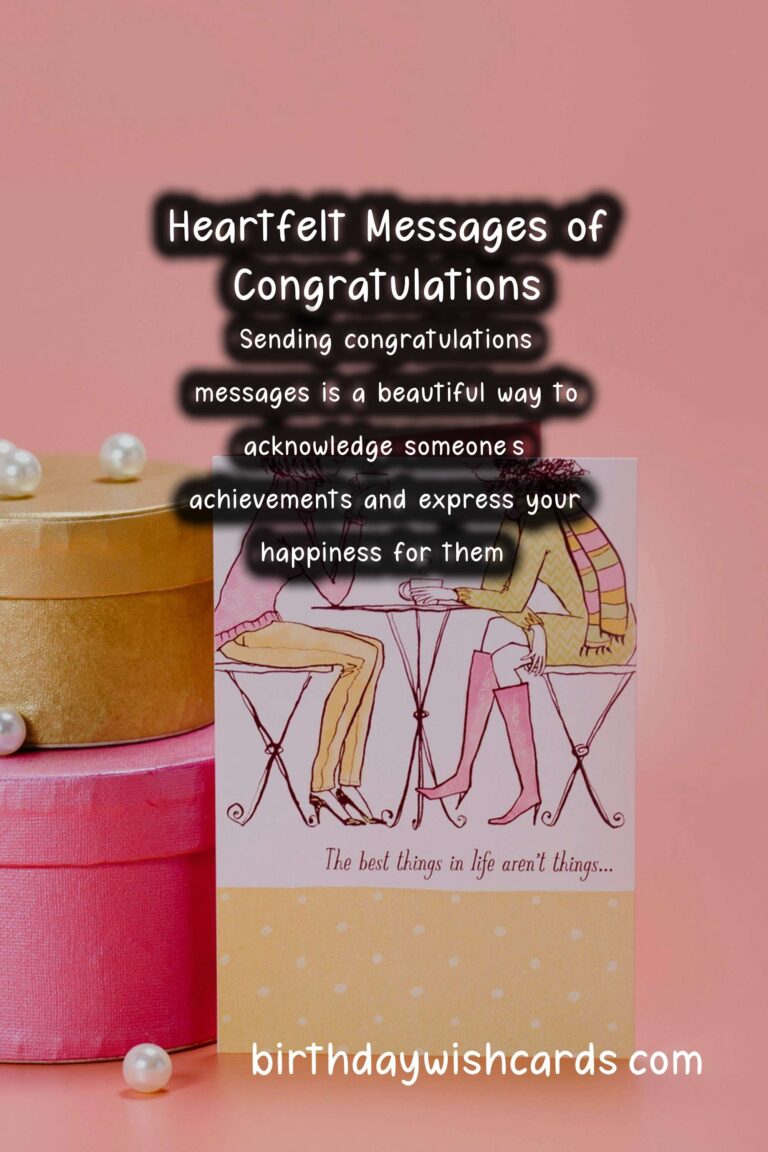 75 Enriching Congratulations Messages Ideas for Wishes & Greetings