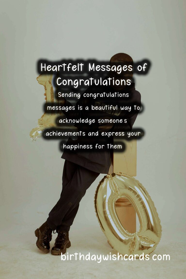 75 Enriching Congratulations Messages Ideas for Wishes & Greetings