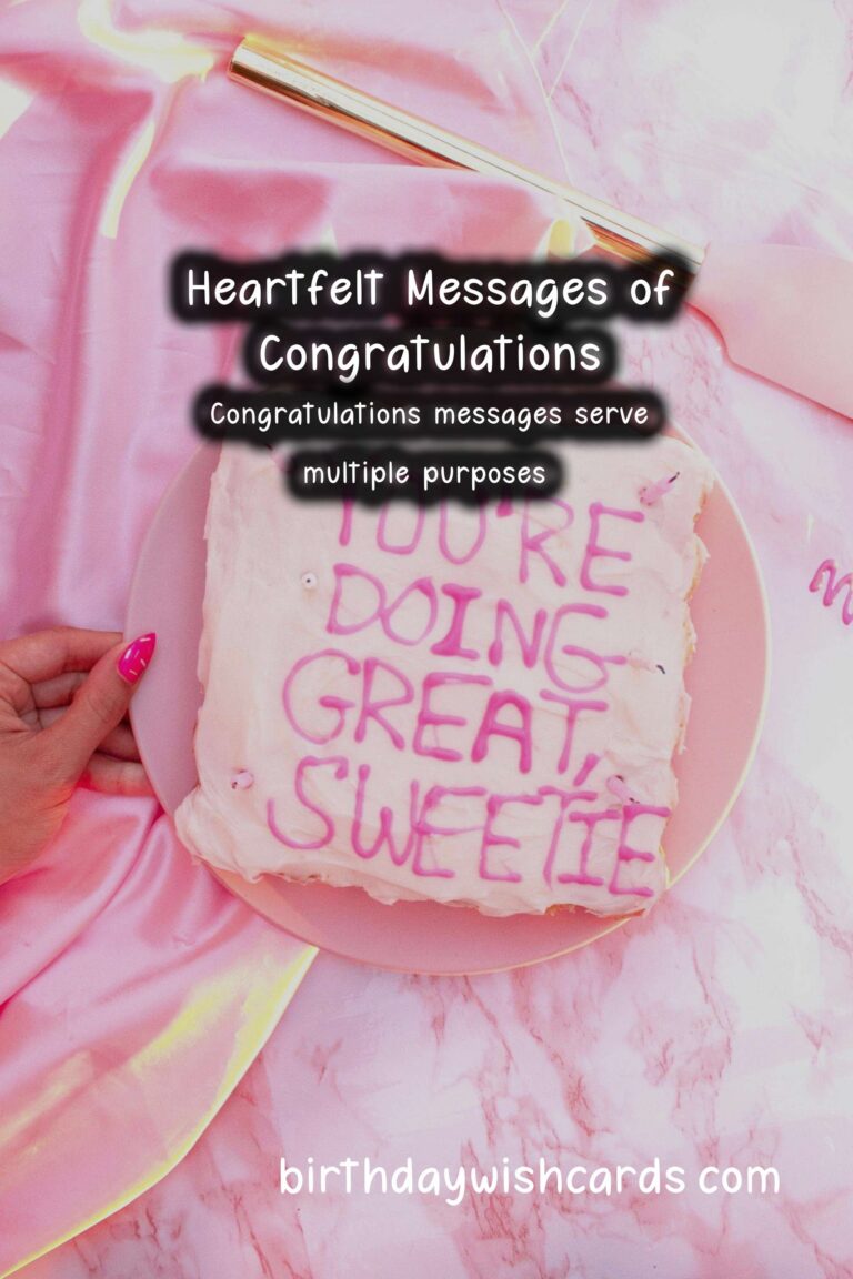 75 Enriching Congratulations Messages Ideas for Wishes & Greetings