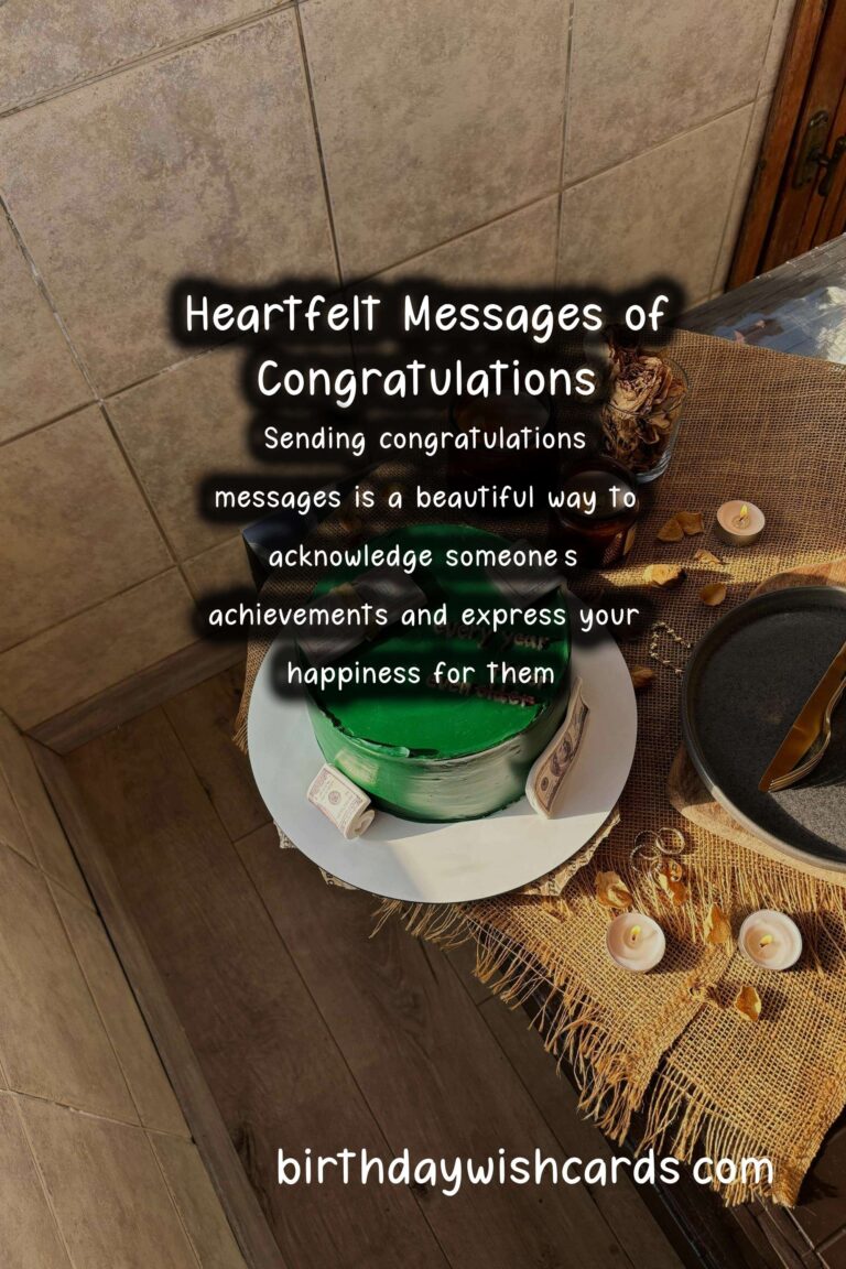 75 Enriching Congratulations Messages Ideas for Wishes & Greetings