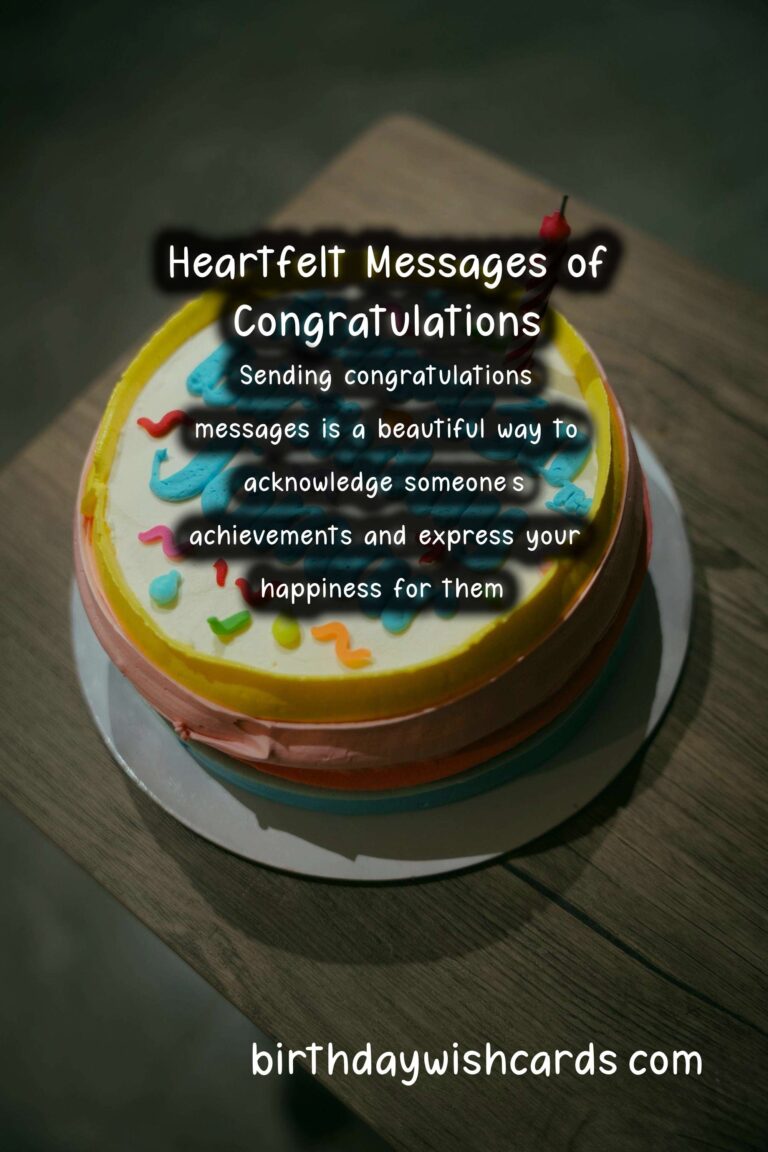 75 Enriching Congratulations Messages Ideas for Wishes & Greetings