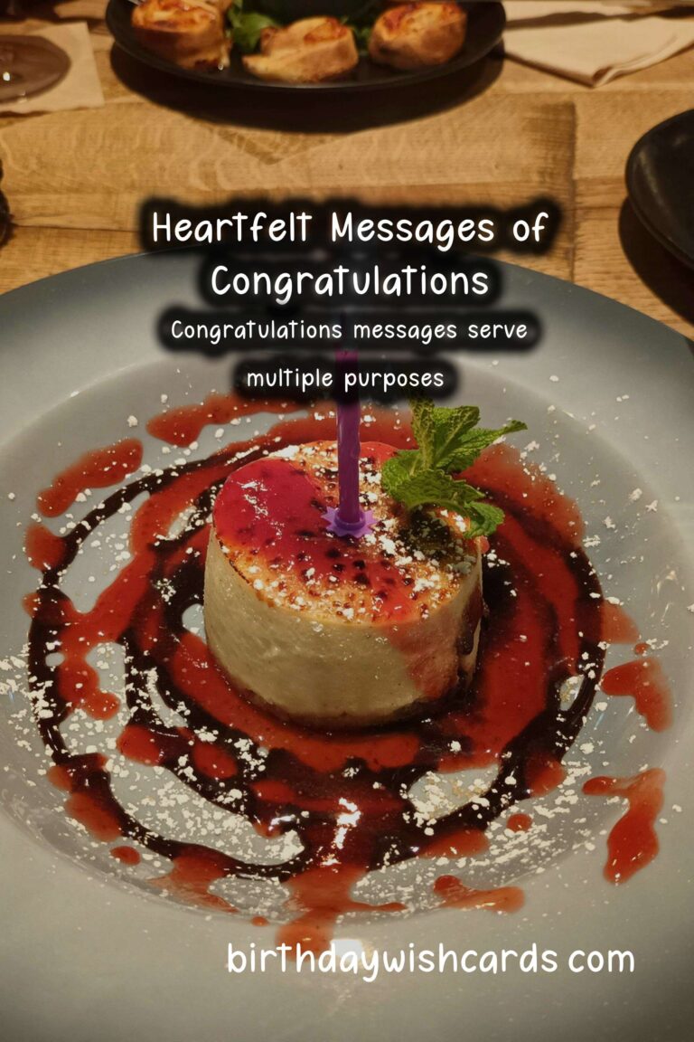 75 Enriching Congratulations Messages Ideas for Wishes & Greetings
