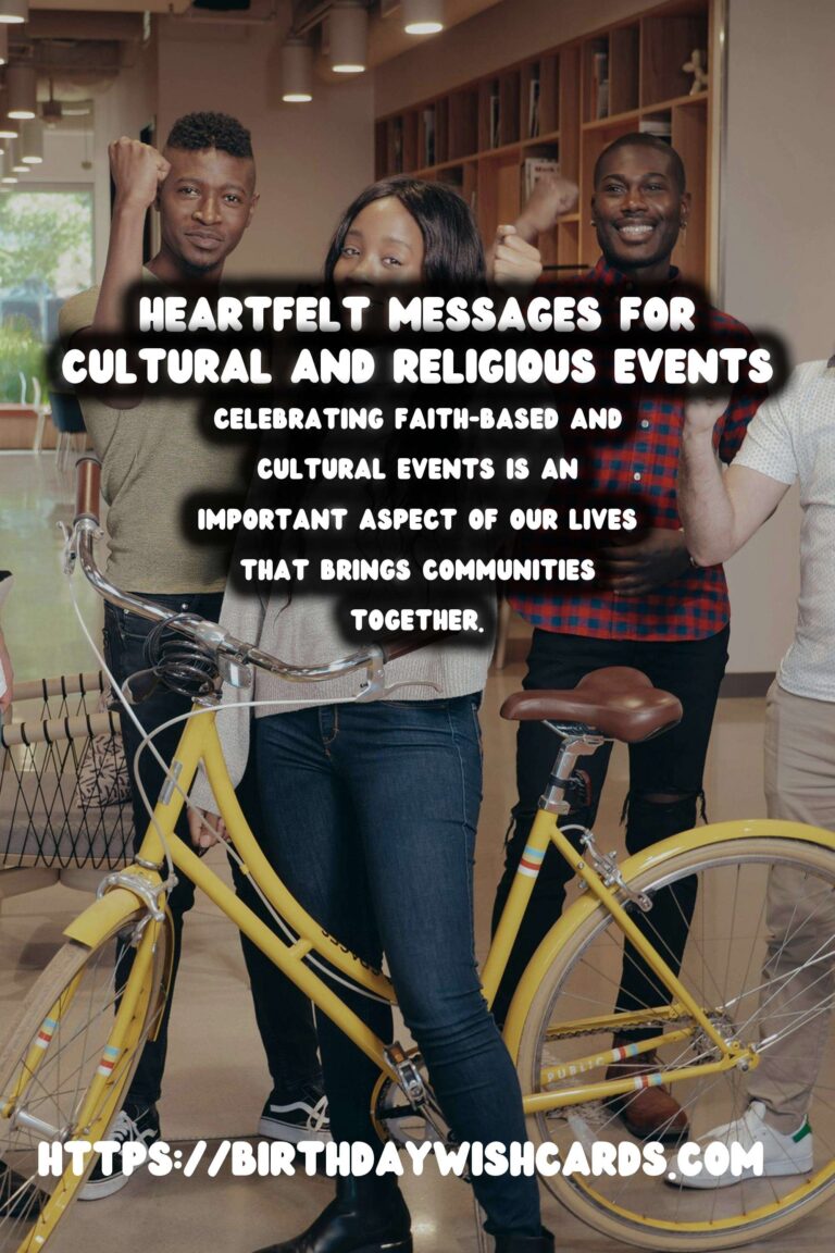 75 Fun Faith Celebration Messages Ideas for Cultural & Religious Events