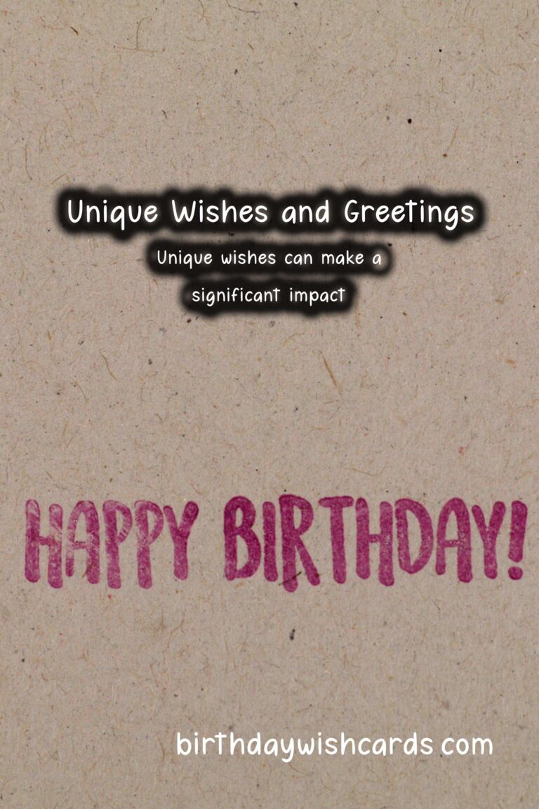 75 Refreshing Unique Wish Ideas for Wishes & Greetings