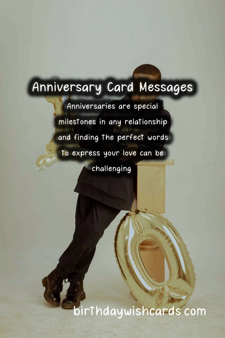 Amazing Anniversary Card Messages For Every Age Group