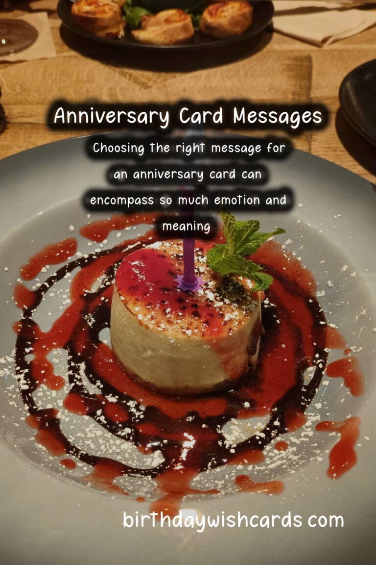 Amazing Anniversary Card Messages For Every Age Group