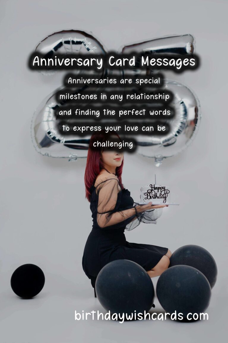 Amazing Anniversary Card Messages For Every Age Group