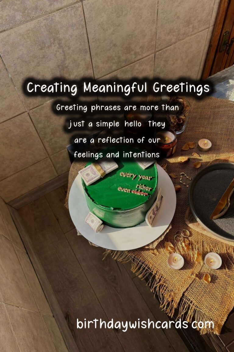 Amazing Ways to Create Meaningful Greeting Phrases