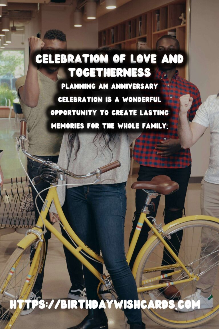 Anniversary Planning Tips For the Whole Family