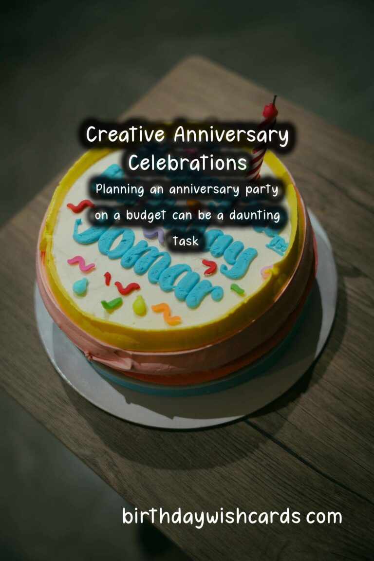 Authentic Anniversary Party Themes On a Budget