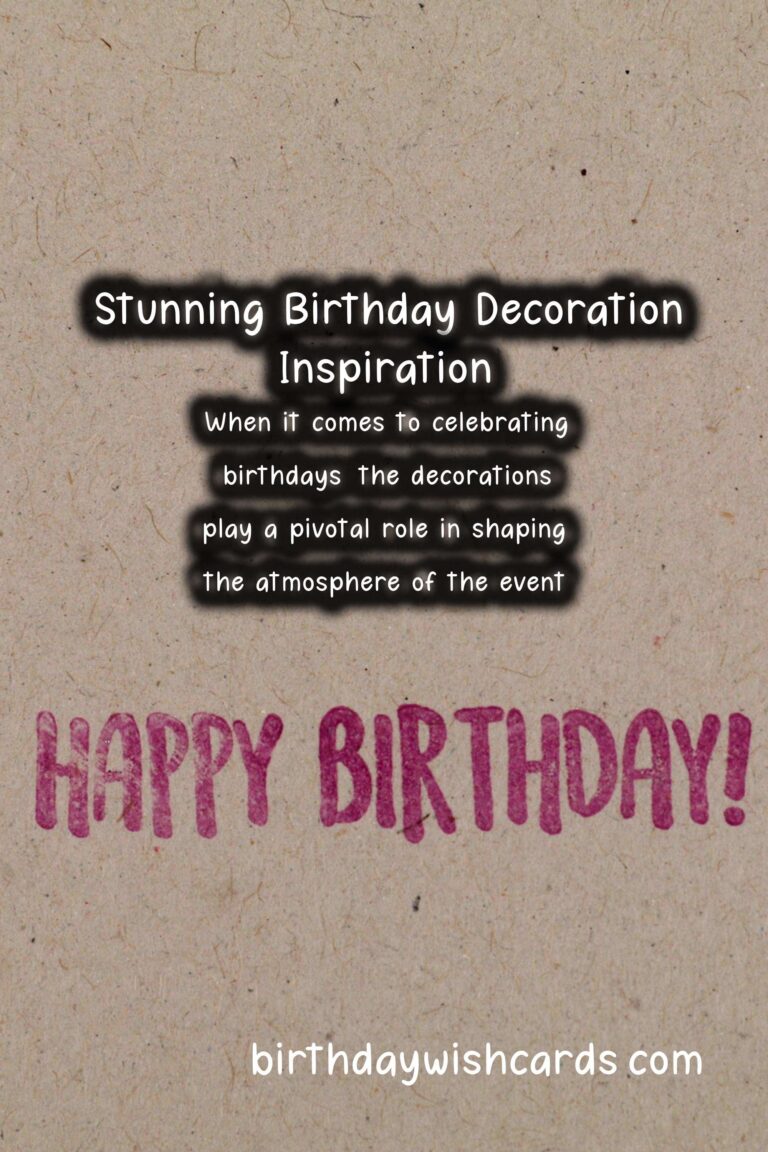 Authentic Birthday Decorations That Shine