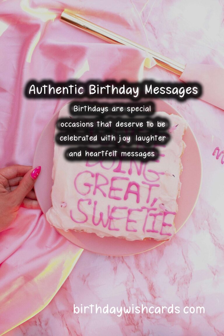 Authentic Birthday Messages That Will Wow Your Guests