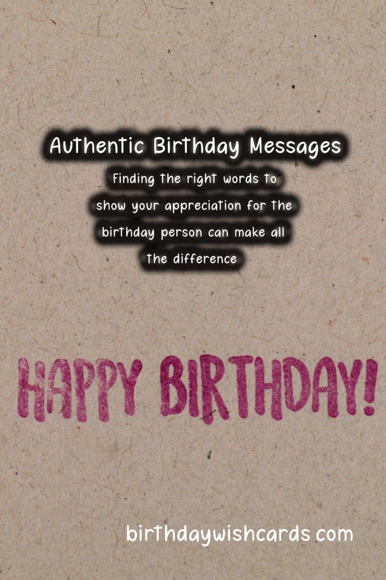 Authentic Birthday Messages That Will Wow Your Guests
