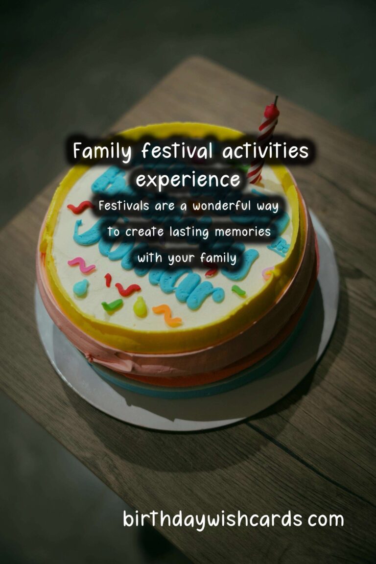 Authentic Festival Activities for Families For Lasting Impressions
