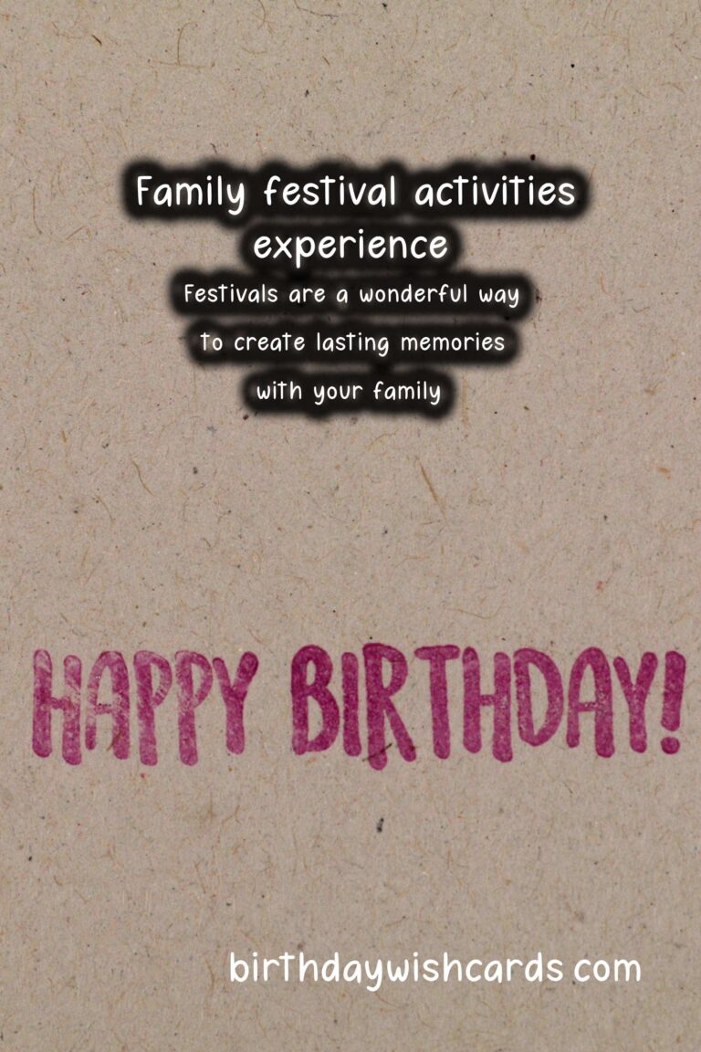 Authentic Festival Activities for Families For Lasting Impressions