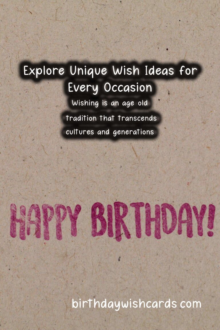 Authentic Unique Wish Ideas That Are Unique