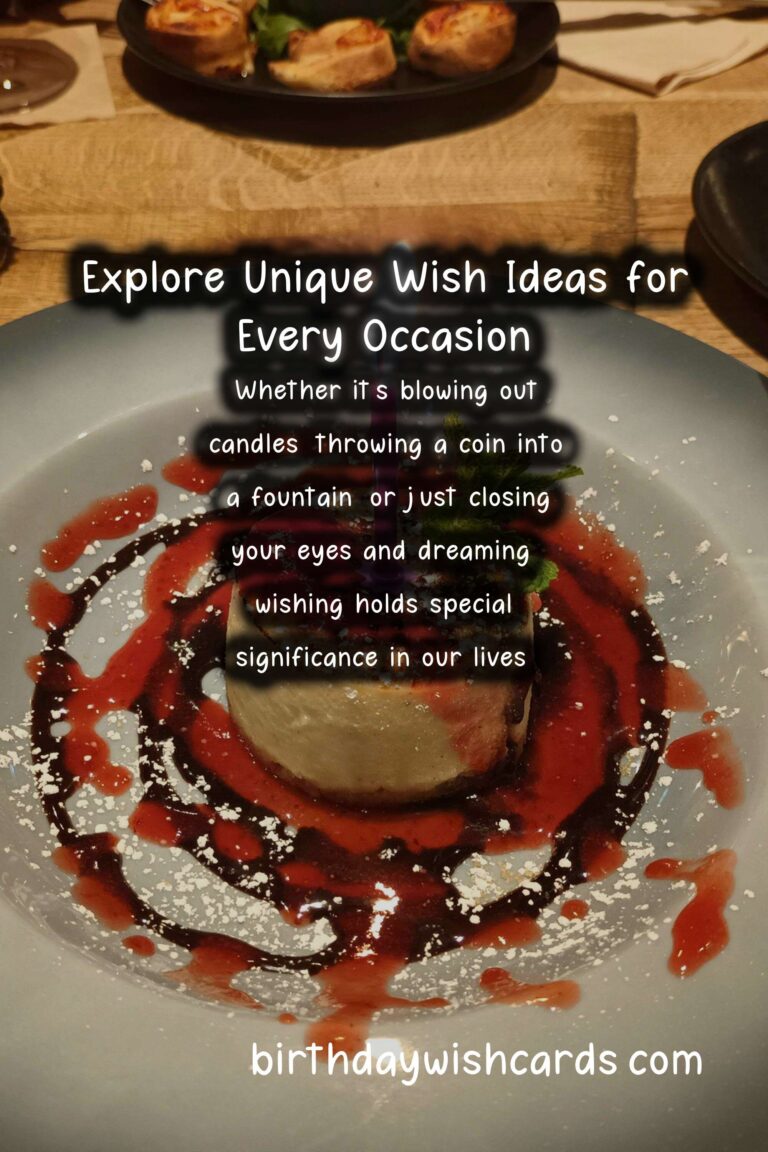 Authentic Unique Wish Ideas That Are Unique