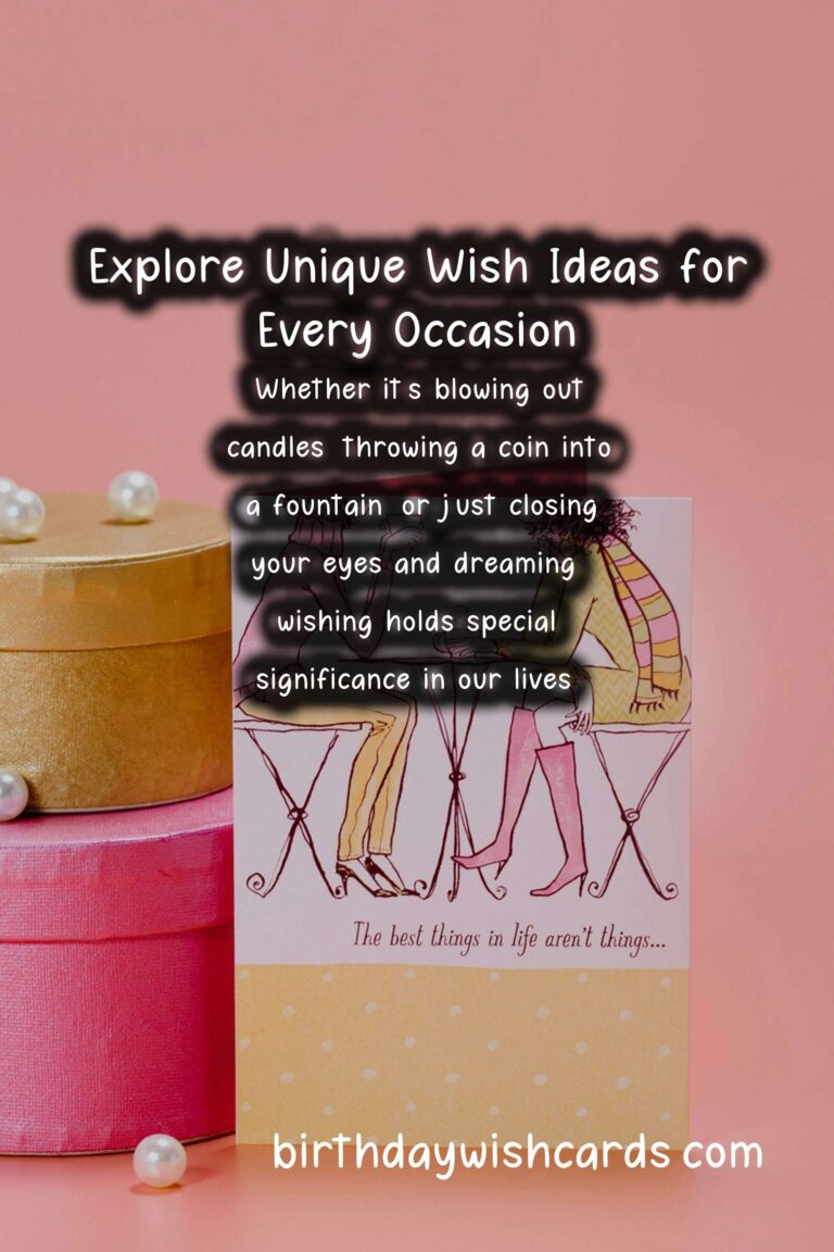 Authentic Unique Wish Ideas That Are Unique