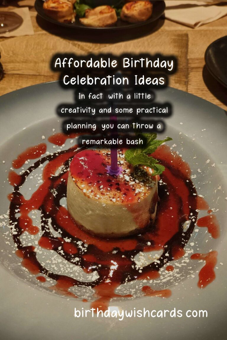 Best Birthday Celebration Ideas On a Budget