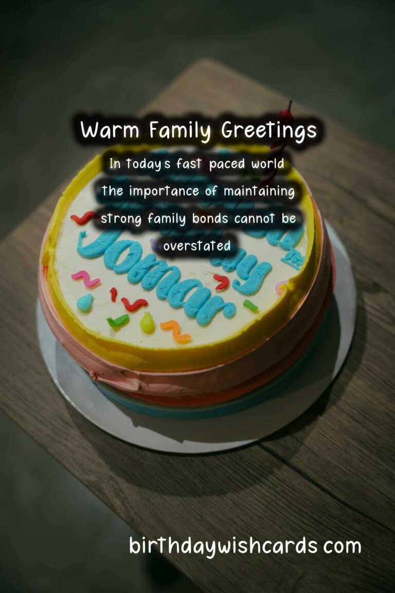 Best Warm Greetings For the Whole Family