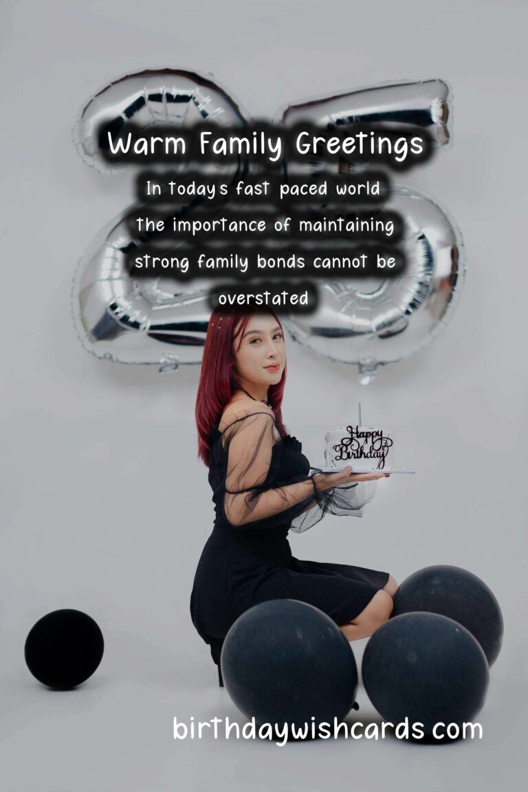 Best Warm Greetings For the Whole Family
