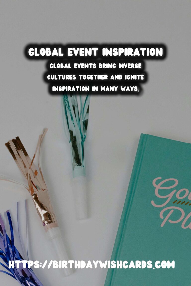 Best Ways to Craft Global Event Inspiration