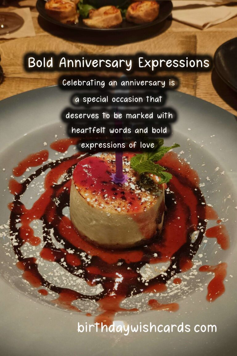 Bold Anniversary Messages That Shine