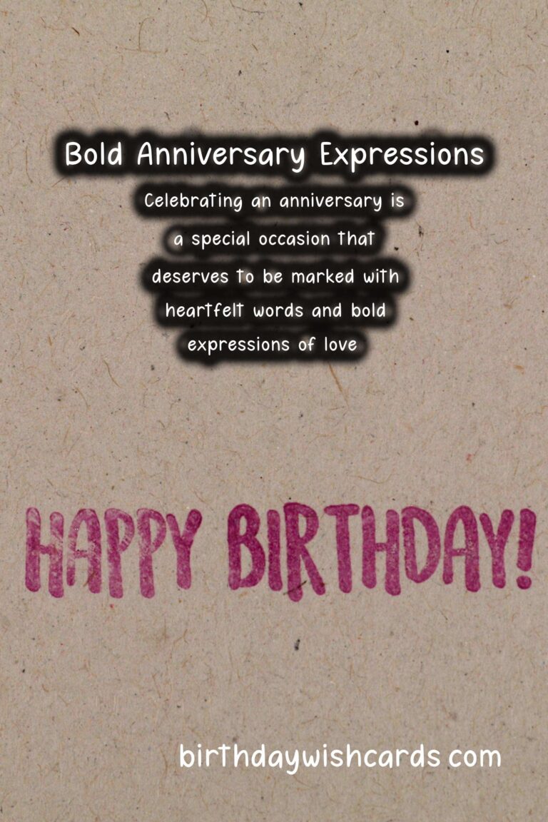 Bold Anniversary Messages That Shine