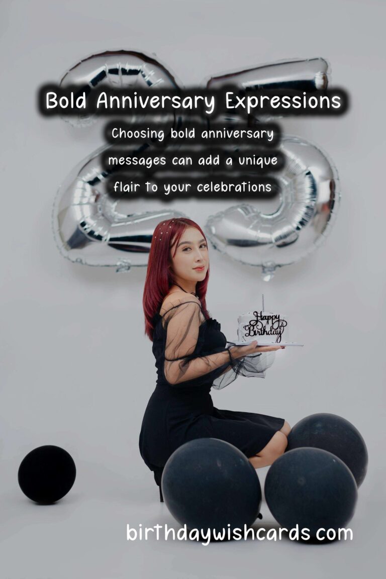 Bold Anniversary Messages That Shine