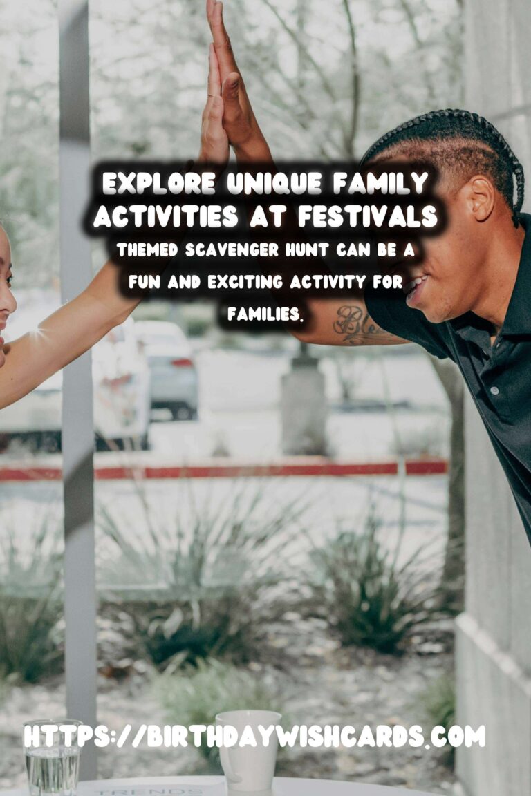 Bold Festival Activities for Families That Are Unique