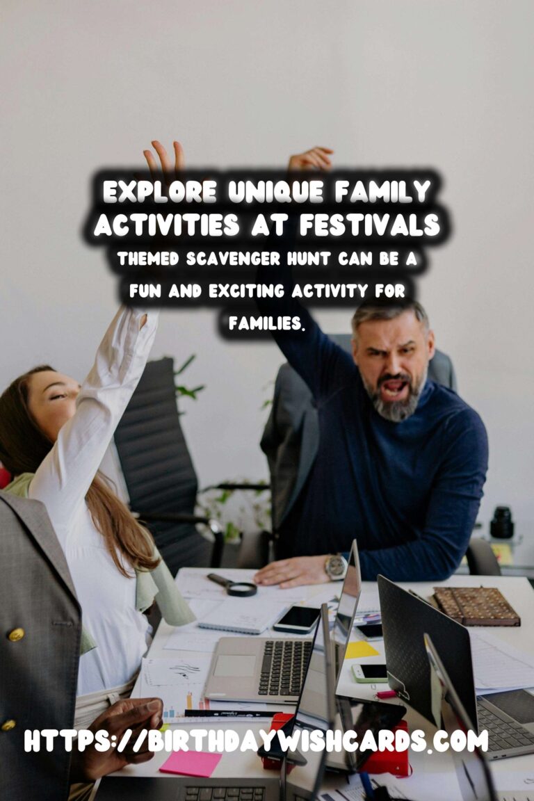 Bold Festival Activities for Families That Are Unique