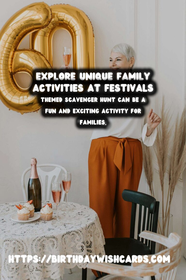Bold Festival Activities for Families That Are Unique