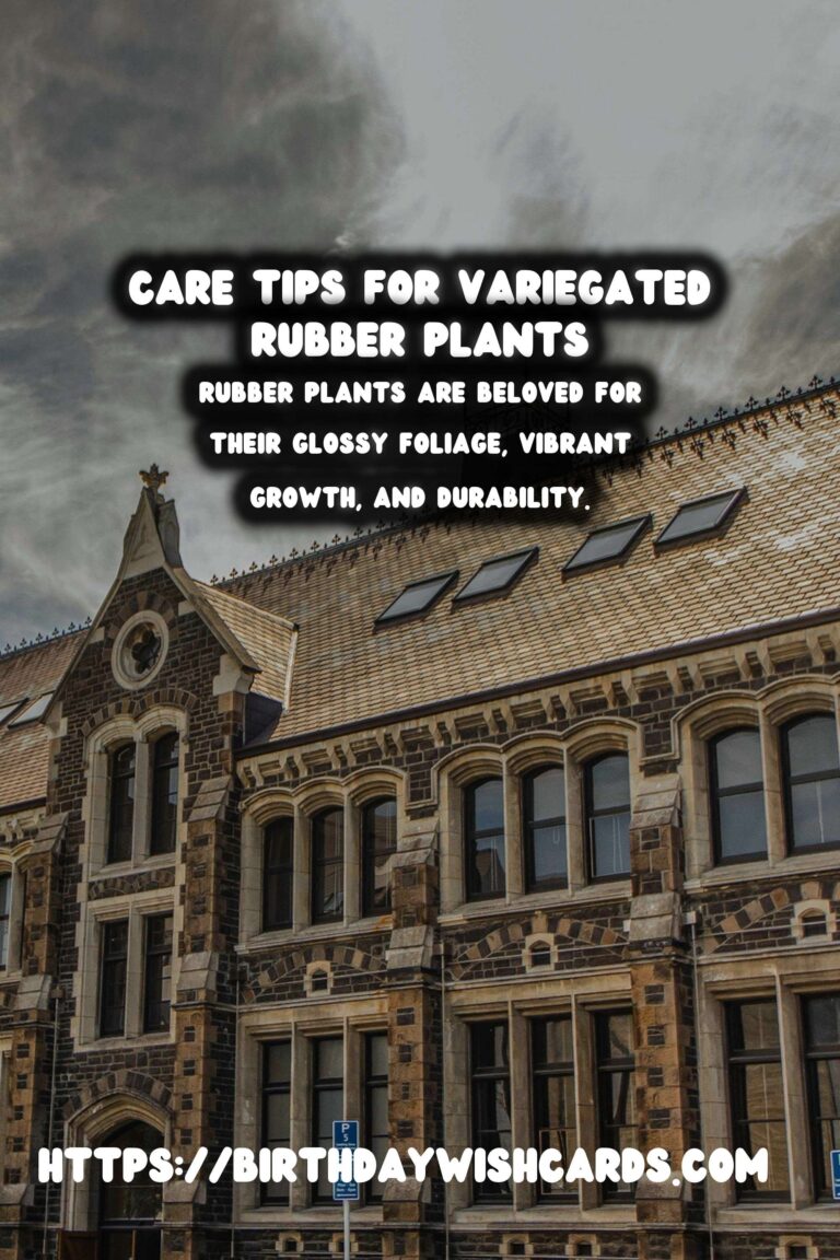 Caring for Rubber Plants: Variegated Varieties