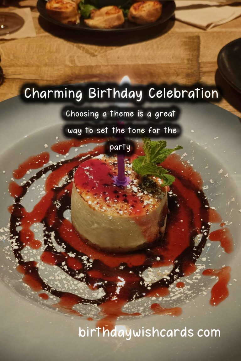 Charming Birthday Planning Tips For an Unforgettable Experience