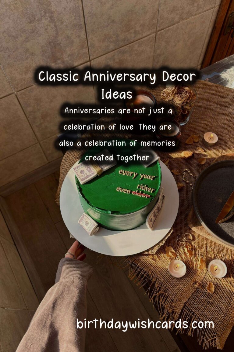 Classic Anniversary Decoration Ideas That Everyone Will Love
