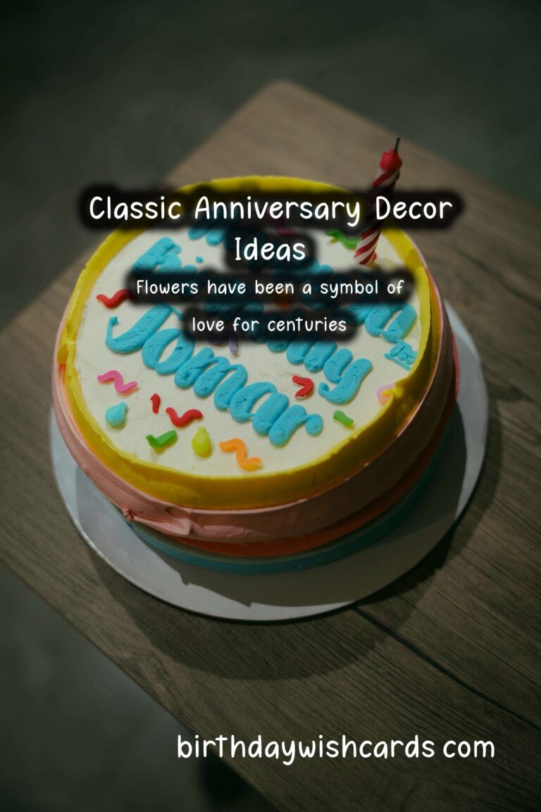 Classic Anniversary Decoration Ideas That Everyone Will Love