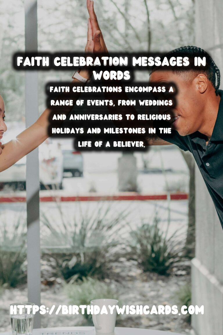 Classic Ways to Craft Faith Celebration Messages