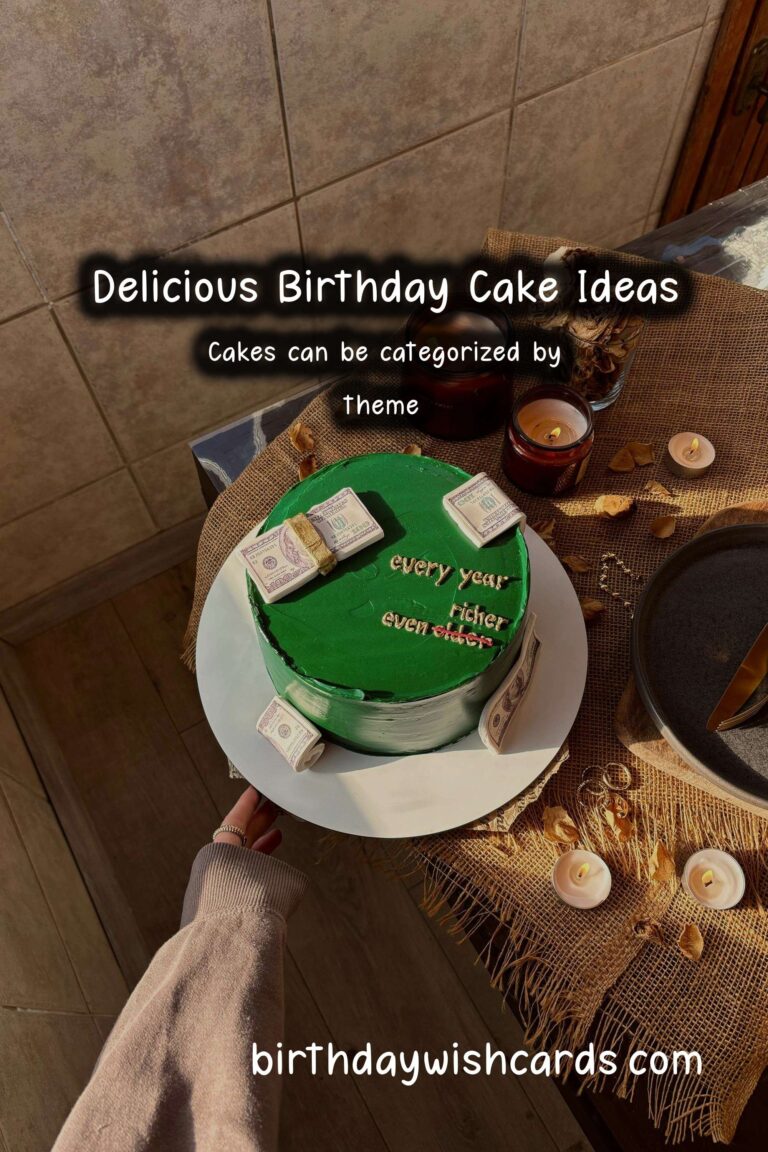 Classic Ways to Organize Birthday Cake Ideas