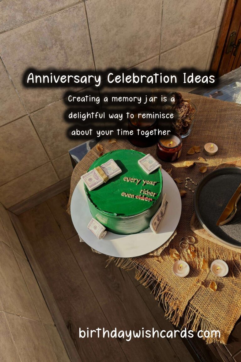 Classic Ways to Write Anniversary Celebration Ideas