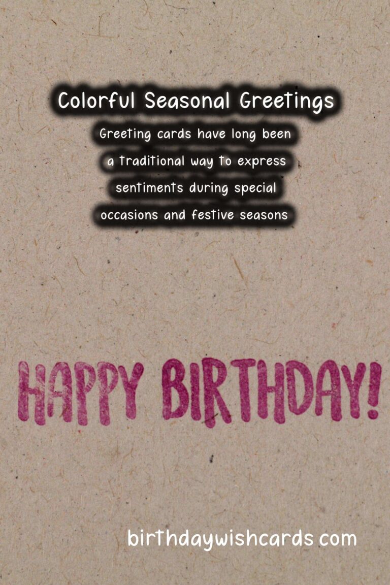 Colorful Seasonal Greeting Ideas For Every Personality