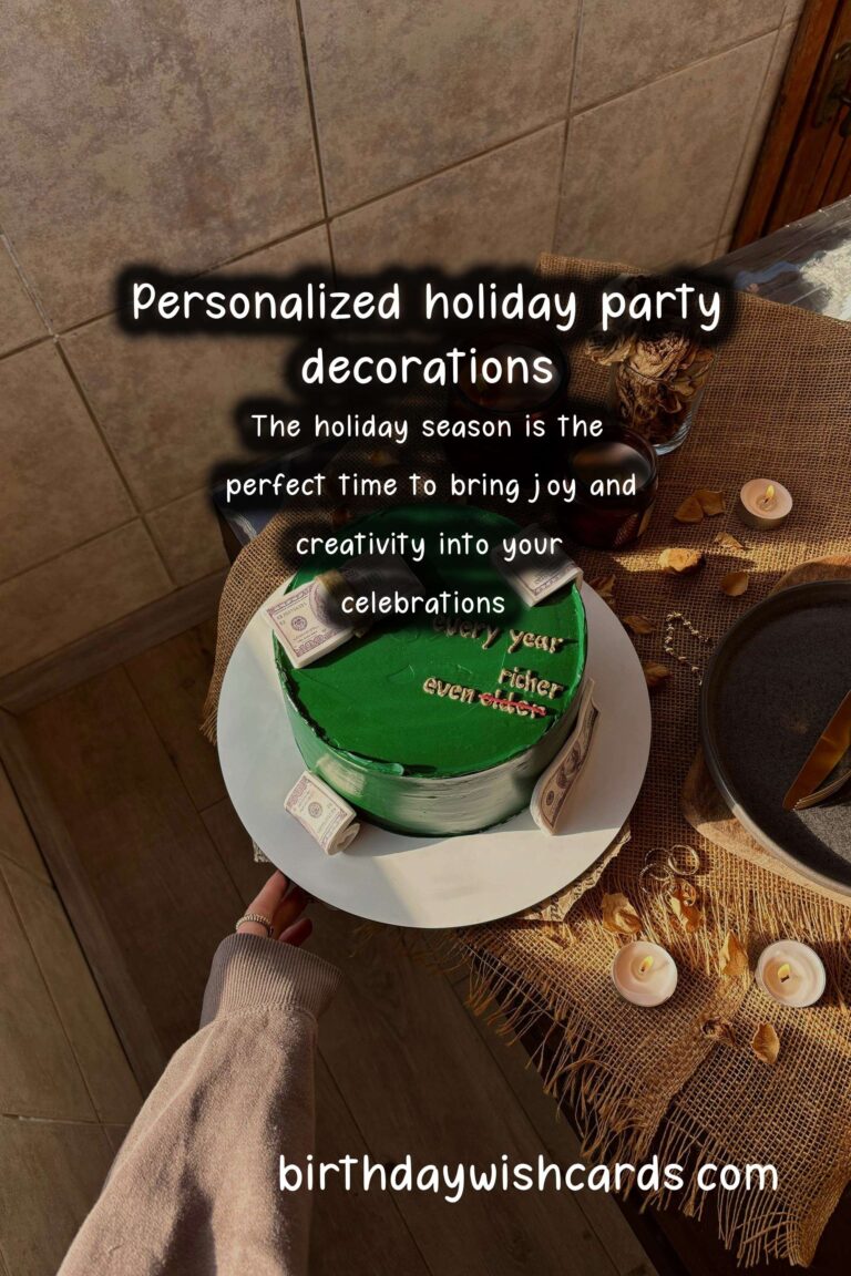 Colorful Ways to Personalize Holiday Party Themes