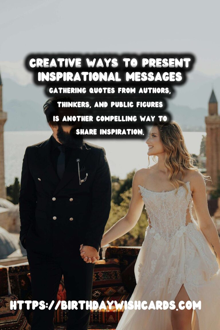 Colorful Ways to Prepare Inspirational Messages